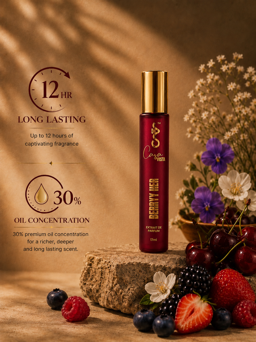 CV Berry Her – Pocket Perfume | Fruity Floral | 17ml