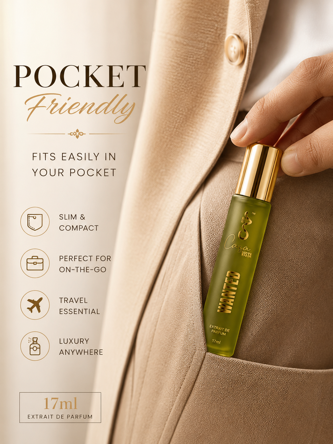 CV Wanted – Pocket Perfume | Amber & Cardamom | 17ml